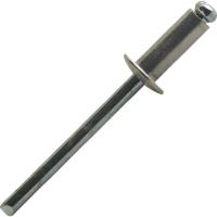 Rivet alu∕acier tête plate