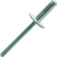 Rivet alu∕acier tête large 