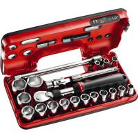 Cliquet et douilles 1∕2'' coffret de 21 pièces SXL.DBOX1PB