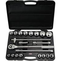 Cliquet et douilles 3∕4'' coffret 21 pièces