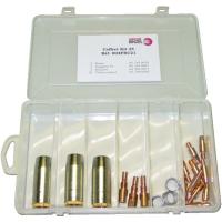 Pièces d'usure MIG MB25 Ø 1 mm en coffret