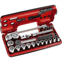 Cliquet et douilles 1∕2'' coffret de 21 pièces S.161DBOX1PB