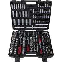 Cliquets et douilles 1∕4" 3∕8" 1∕2" coffret de 195 pièces