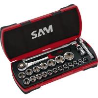 Cliquet et douilles 1∕2'' coffret de 23 pièces