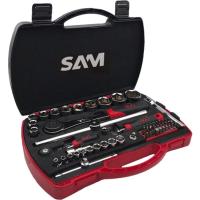 Cliquet et douilles 1∕4'' et 1∕2'' coffret de 60 pièces