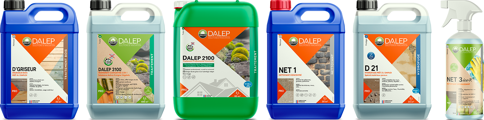 Gamme de produit dalep Master Pro