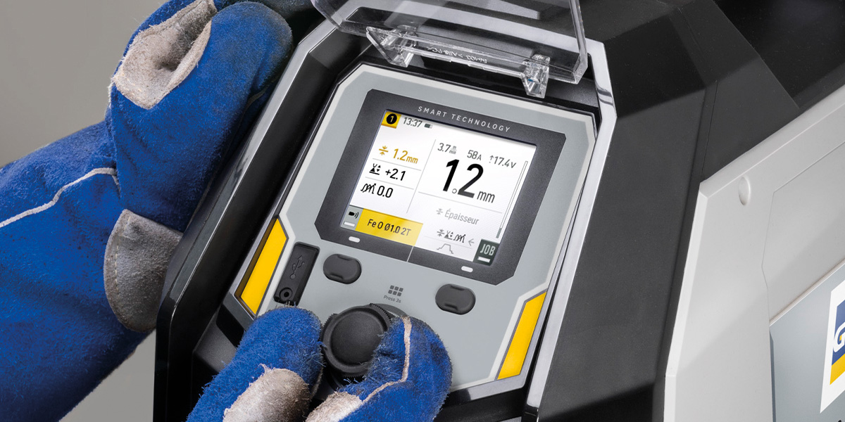 Interface numérique Legend M5 du poste à souder GYS Virtuo