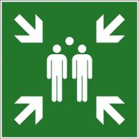 Panneau d'évacuation et secours