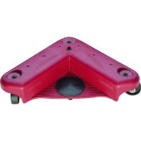 Coin roulant plastique