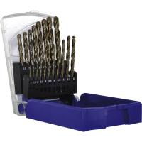 Coffret 19 forets métaux TC HSS Cobalt