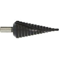 Foret étagé HSS Cobalt revêtu TiAIN goujures hélicoidales