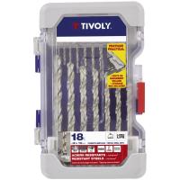 Coffret de 18 forets T HSS taillés meulés