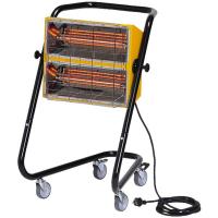 Chauffage mobile rayonnant électrique halogène HALL3000