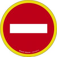 Disque interdiction haute visibilité