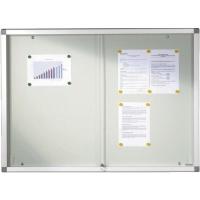 Vitrine d'affichage coulissante