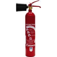 Extincteur CO₂ 2kg B avec support mural