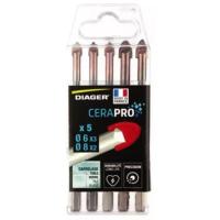 Coffret 5 forets Carrelage Cerapro