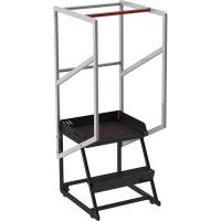 Escabeau roulant étroit