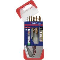 5 forets métal TSP HSS 5% COBA