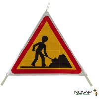 Tripode de signalisation travaux 