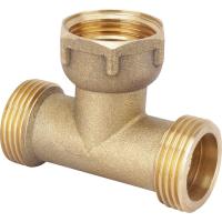 Té mâle - femelle - mâle à écrou mobile