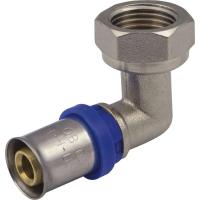 Coude femelle écrou libre 