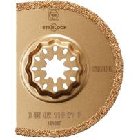 Lame à concrétion carbure