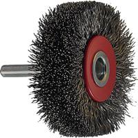 Brosse circulaire à fil ondulé sur tige