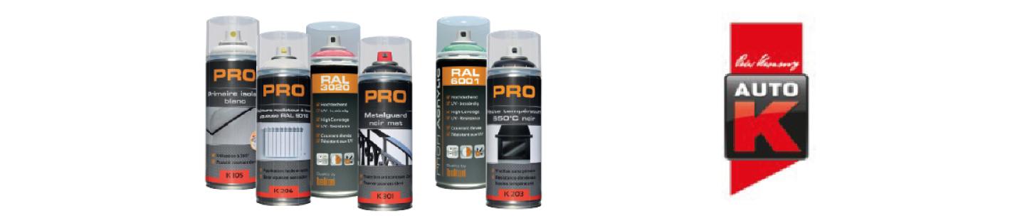 Gamme aérosols RAL ACRYL 400ML